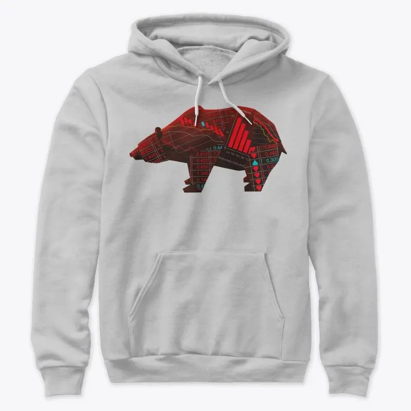 STOCK MARKET BEAR HOODIE